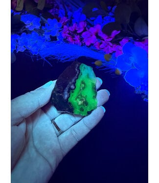 Fluorescent Agate Freeform #55, 47.05gr