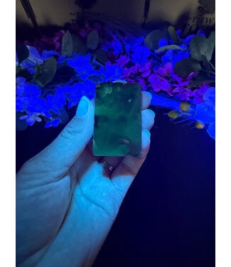 Fluorescent Agate Freeform #30, 55.73gr
