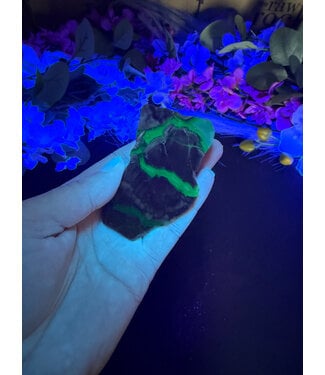 Fluorescent Agate Freeform #22, 105.53gr