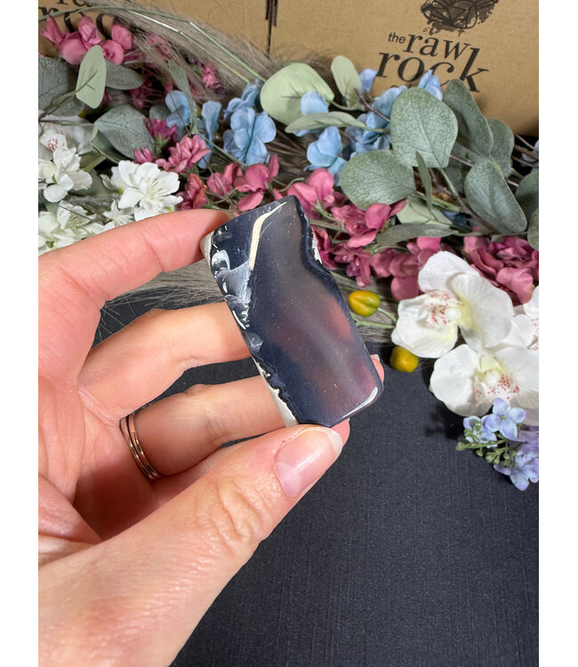 Fluorescent Agate Freeform #34, 42.18gr