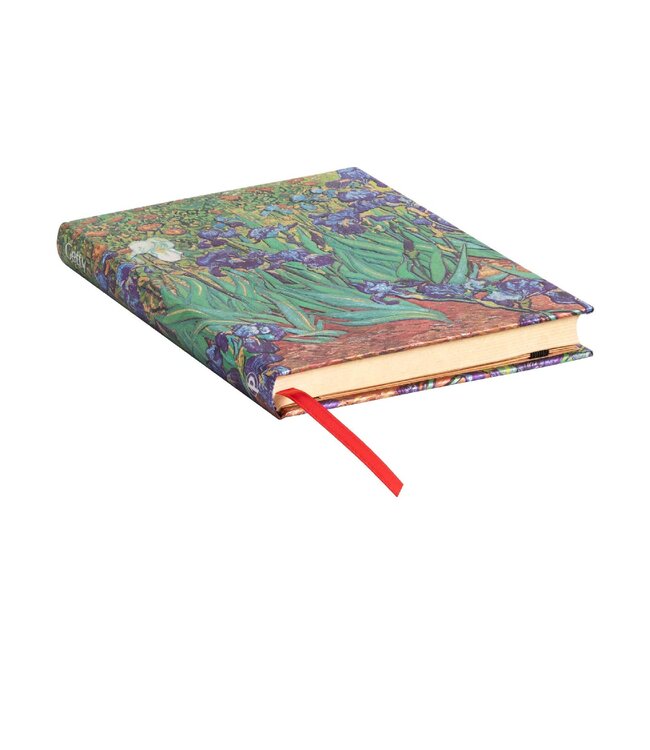 Journal: Van Gogh's Irises Midi Lined Hardcover