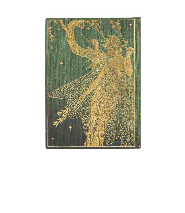 Journal: Olive Fairy Midi Lined Hardcover