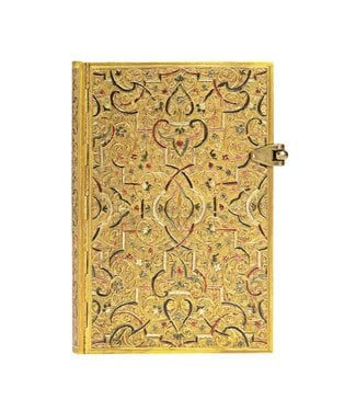Journal: Gold Inlay Mini Lined Hardcover