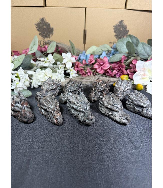 Small Yooperlite Dragon Heads