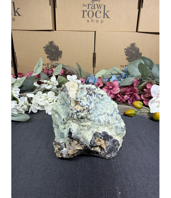 Raw Fluorescent Agate Cut Base #3, 800gr
