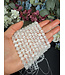 Selenite Beads, high quality, Polished 15" Strand 6mm 8mm