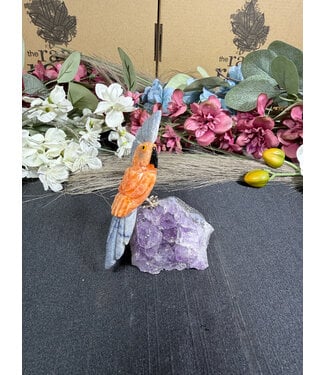 Gemstone Parrot #379, 121.66gr