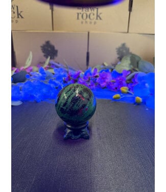 Ruby Zoisite Sphere #8, 62.7mm, 430gr