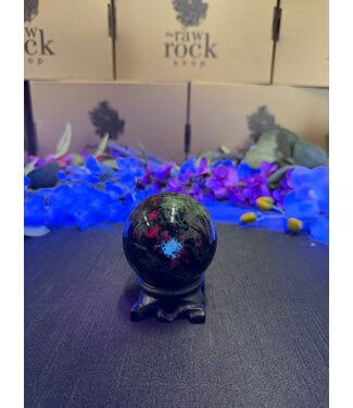 Ruby Zoisite Sphere #9, 65.6mm, 432gr