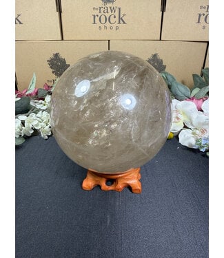 Smoky Quartz Sphere #7, 157.5mm, 5474gr