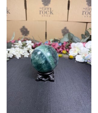 Rainbow Fluorite Sphere #9, 75.5mm, 722gr