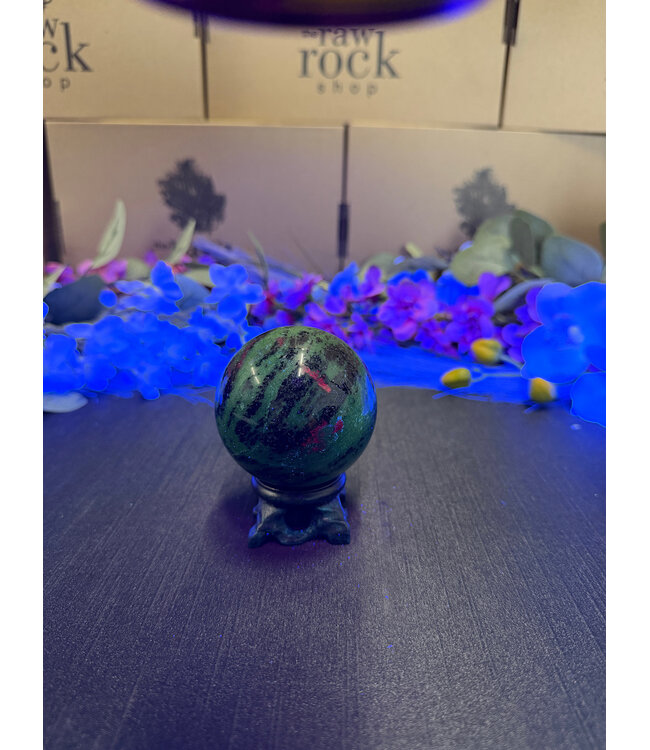 Ruby Zoisite Sphere #8, 62.7mm, 430gr