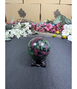 Ruby Zoisite Sphere #3, 60.7mm, 386gr