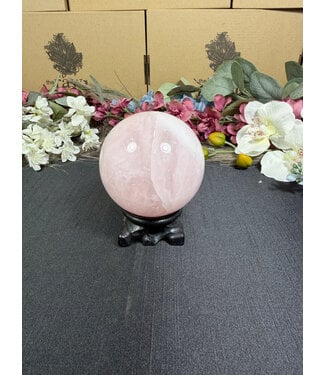 Rose Quartz Sphere #13, 77.6mm,650gr