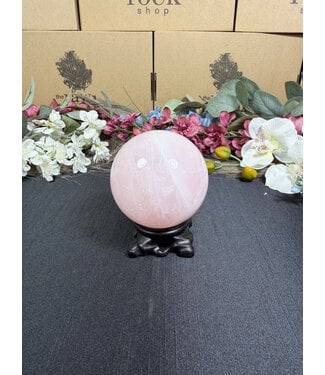 Rose Quartz Sphere #12, 75.6mm, 602gr