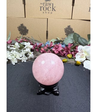 Rose Quartz Sphere #10, 72.5mm, 532gr