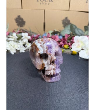 Amethyst Agate Skull #2, 1030gr