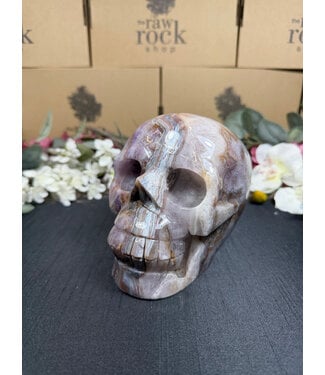 Amethyst Agate Skull #1, 2544gr