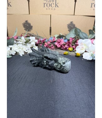 Green Jade Dragon Head #4, 608gr