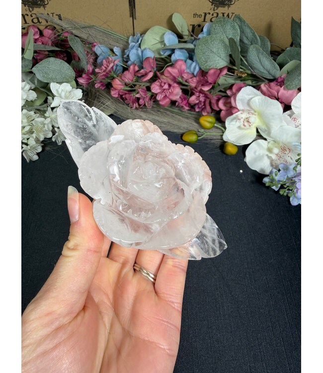 Clear Quartz Flower #5, 336gr