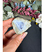 Blue Lace Agate Raw Geode #688, 88gr