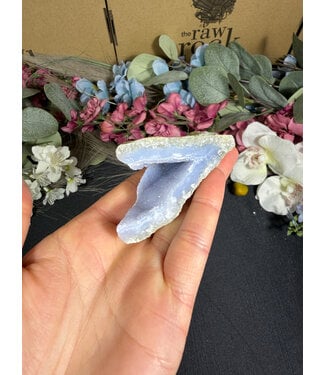 Blue Lace Agate Raw Geode #708, 78gr