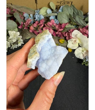 Blue Lace Agate Raw Geode #705, 80gr