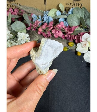 Blue Lace Agate Raw Geode #684, 72gr