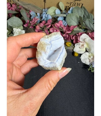 Blue Lace Agate Raw Geode #681, 70gr