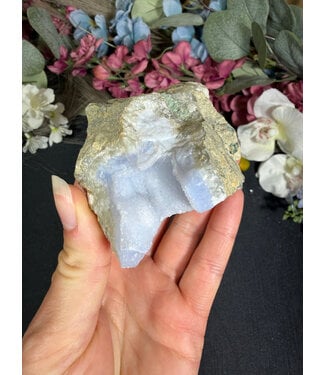 Blue Lace Agate Raw Geode #392, 186gr