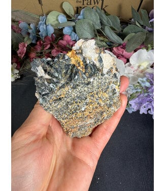 Biotite with Yellow Tourmaline Specimen #38, 564gr