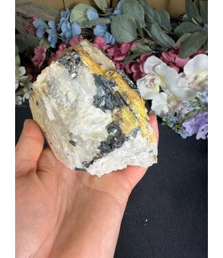Biotite with Yellow Tourmaline Specimen #37, 738gr