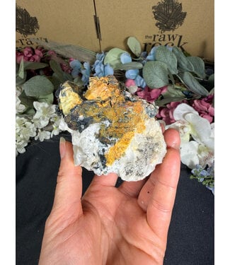 Biotite with Yellow Tourmaline Specimen #30, 462gr