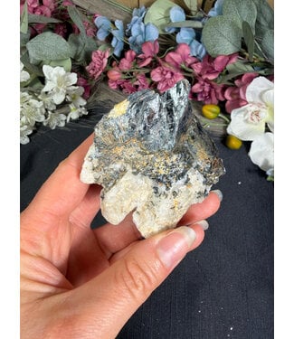 Biotite with Yellow Tourmaline Specimen #13, 174gr