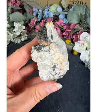 Biotite with Yellow Tourmaline Specimen #11, 152gr