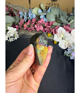 Small Rough Labradorite #61, 100gr