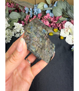 Small Rough Labradorite #38, 110gr