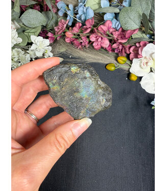 Small Rough Labradorite #22, 100gr
