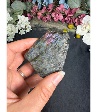 Small Rough Labradorite #14, 158gr