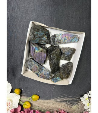 Rough Labradorite Small Bulk #9, 502gr