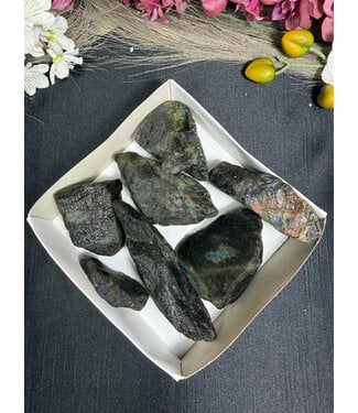 Rough Labradorite Small Bulk #6, 502gr