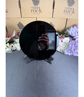 Black Obsidian Plate, 20cm