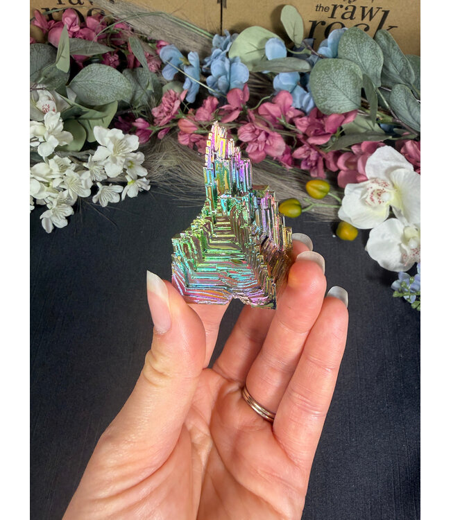 Rainbow Bismuth Tower #491, 84gr