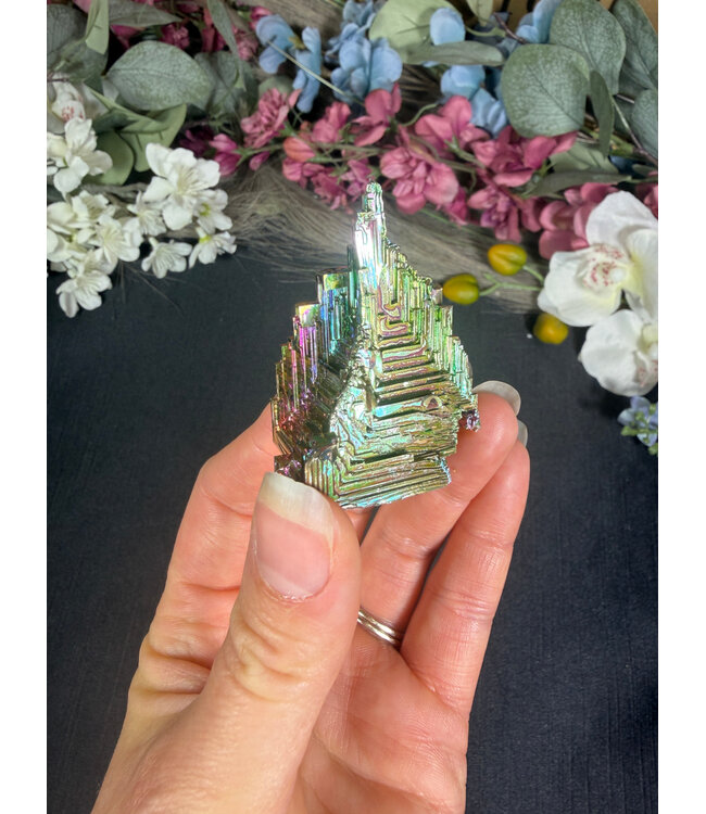 Rainbow Bismuth Tower #490, 86gr