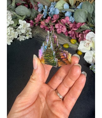 Rainbow Bismuth Tower #489, 66gr