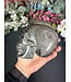 Silver Sheen Obsidian Skull #3, 1122gr