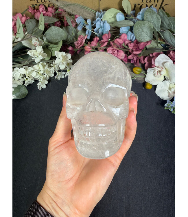 Clear Quartz Skull #8, 1262gr