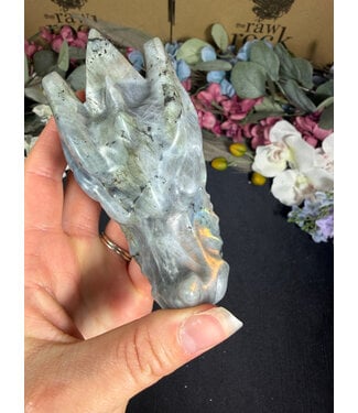 Labradorite Dragon Head #1, 318gr