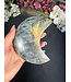 Labradorite Crescent Moon #6, 312gr