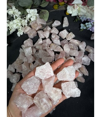 Rough Rose Quartz Size X-Small 500gr Bulk Pack